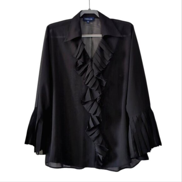 Addition Elle Tops - Addition Elle Vintage Renaissance Semi Sheer Whimsigoth Victorian Blouse 20